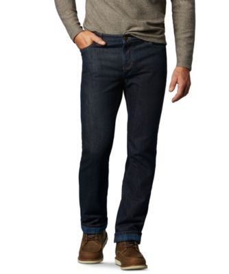 mens lined jeans