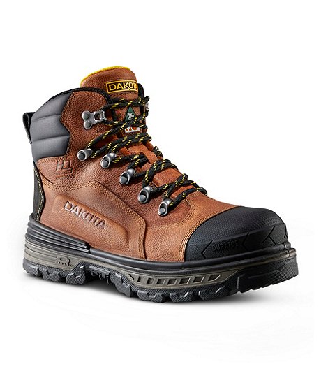 Men's 6 Inch Composite Toe Composite Plate 6516 Hyper-Dri 3 Waterproof Safety Work Boots