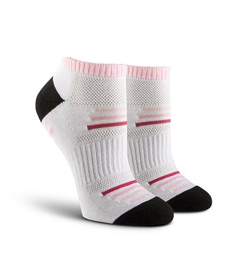 2-Pack Quad Comfort Mesh Tab Low Cut Socks