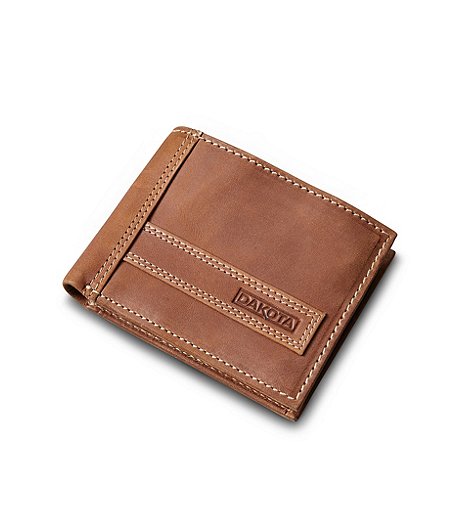 Men's Slim Fold Leather Wallet
