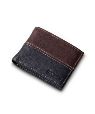 mens leather id wallet