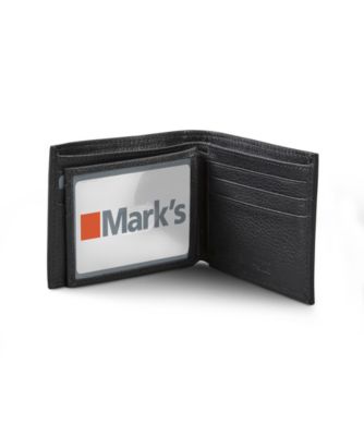 black leather wallet