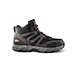Men's Steel Toe Steel Plate Mid-Cut Lace Up Style Safety Boots - Black