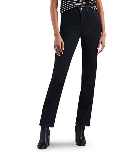 Women's 724 High Rise Straight Jeans - Soft Black