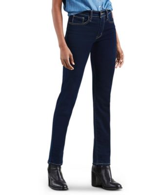 levi's high rise straight leg jeans