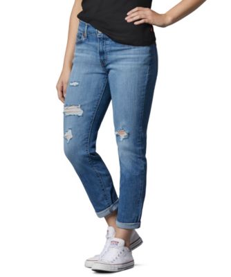 New Boyfriend Jeans - Destruction Hem 