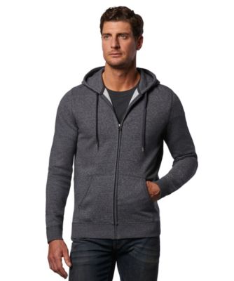 mens full zip hoodless sweatshirt