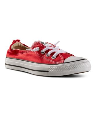 womens red converse shoreline