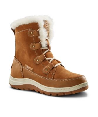 brown winter boots