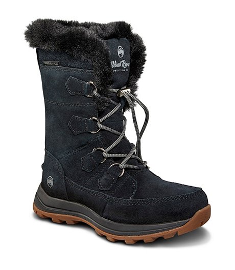 Women's Ice Queen IceFX T-Max Insulated Waterproof Leather Winter Boots - Black