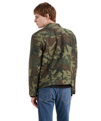 levi's camo denim jacket