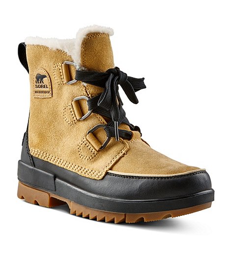 Women's Tivoli IV Waterproof Suede Leather Winter Boots - Curry