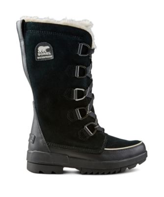 tall leather snow boots
