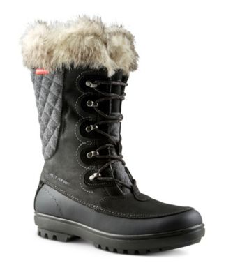 womens black winter boots