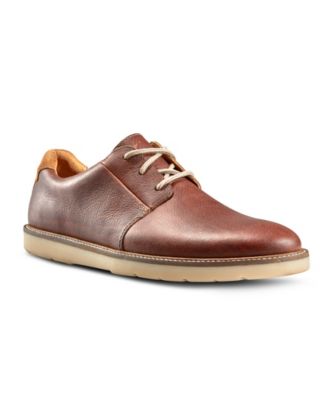 clarks men's leather sneakers