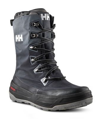 black waterproof work boots