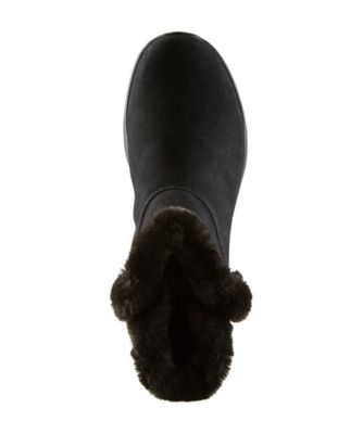 skechers fur boots