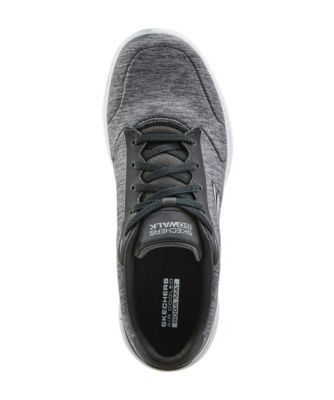 skechers go walk lace up sneakers with mesh detail