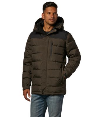 hooded winter jacket