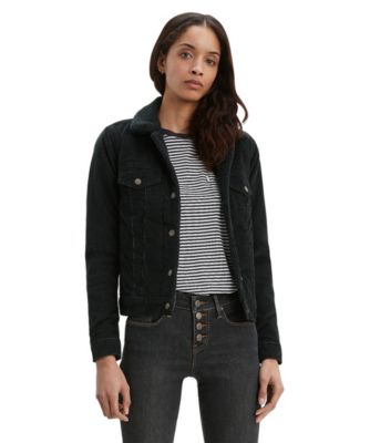 womens levi jacket with sherpa lining