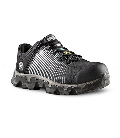 Women's Powertrain Sport SD Aluminum Toe Composite Plate Work Shoes - Black
