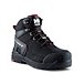 Women's High Abrasion 6 Inch Aluminum Toe Composite Plate Work Boots - Black
