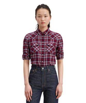 levis western shirt womens