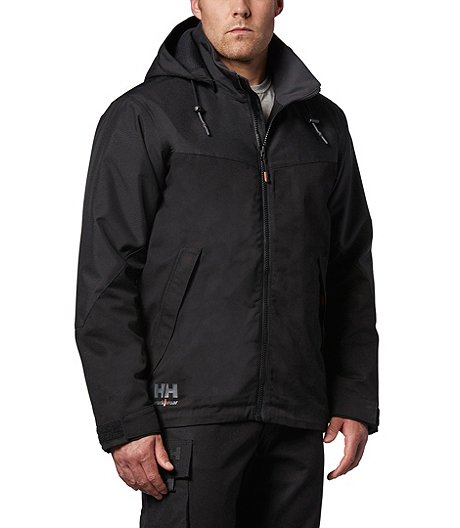 Men's Oxford Insulated Winter Jacket - Black