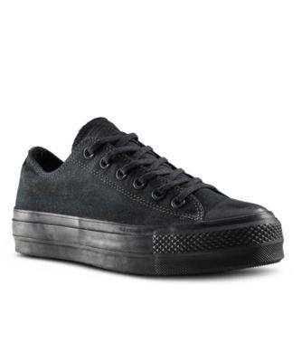 chuck taylor all star lift ox black monochrome