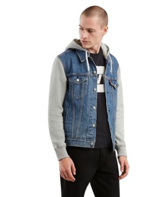 red levi jean jacket mens