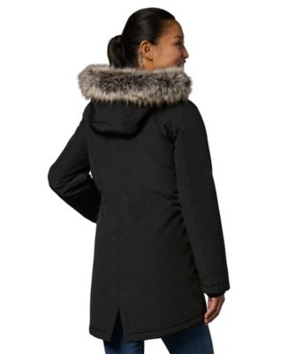 levi's women's faux fur lined hooded parka jacket