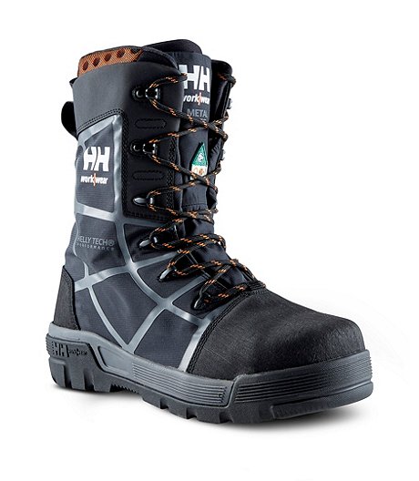 Men's Composite Toe Composite Plate IceFX Winter Work Boots - Black