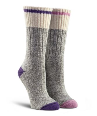 2-Pack Wool Work And Outdoor Crew Socks 