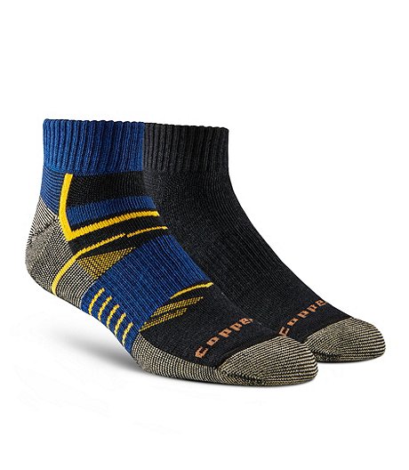 Men's Elevate Trail 2-Pack Ankle Socks