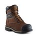 Men's 8537 8 Inch Aluminum Toe Composite Plate Quad Comfort Work Boots - Dark Brown