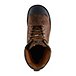 Men's 8537 8 Inch Aluminum Toe Composite Plate Quad Comfort Work Boots - Dark Brown