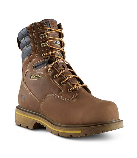 Men's 8517 Quad Comfort 8 Inch Steel Toe Composite Plate Work Boots ...