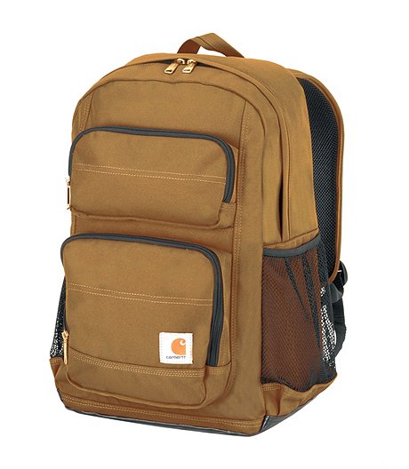 Unisex Water Repellent Standard Work Backpack with Padded Laptop Sleeve - Carhartt Brown