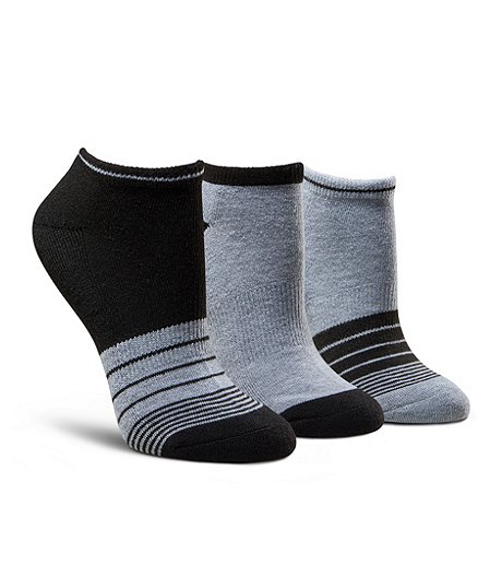 Women's 3-Pack Quad Comfort Low-Cut Sport Socks