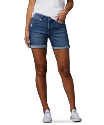 tummy control jean shorts