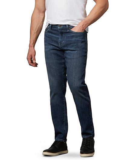 Men's Athletic Fit FLEXTECH Stretch Jeans - Stone Wash