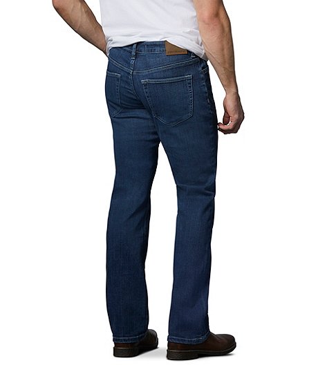 Men's FLEXTECH Bootcut Stretch Jeans -Stone Wash 