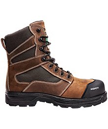 LP Royer Men's 8 Inch Compososite Toe Composite Plate Work Boots Brown - ONLINE ONLY