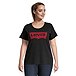 Women's Batwing Graphic The Perfect Tee T Shirt - Plus Size