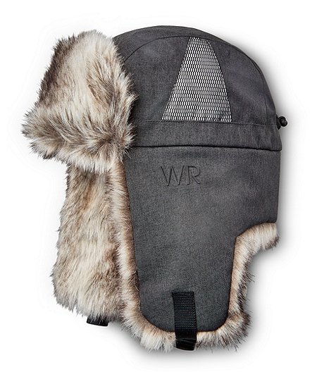 Men's Aviator T-Max Fleece Lining Winter Hat - Charcoal Grey