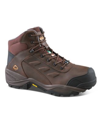 wolverine men's iron ridge steel toe work boots