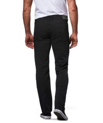 mens tapered stretch jeans