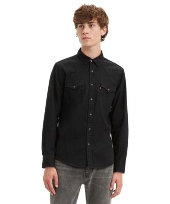 levi's men's barstow western denim shirt