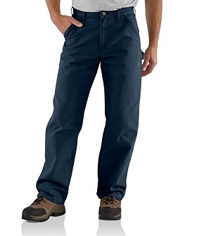 Carhartt Men's Washed Duck Dungaree Flannel Lined Work Pant 