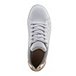 Women's Flora Quad Comfort Quilted Leather Lace Up Sneakers - White